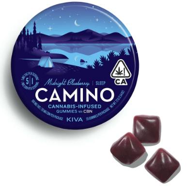 Sleep | Midnight Blueberry THC:CBN 5:1 Gummies | 100mg | 20ct | 5mg/ea