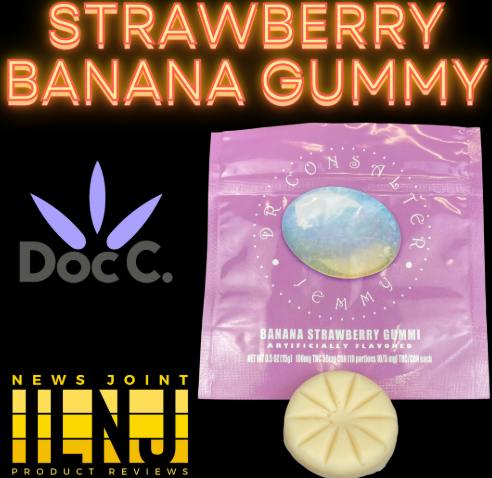 DR. CONSALTER - BANANA STRAWBERRY GUMMY (1PC) (2:1) (THC:CBN) (150MG) (I)
