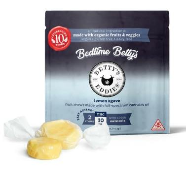 BETTY'S EDDIES - LEMON AGAVE CHEWS (2PK) (50MG) (I) - 50 mg