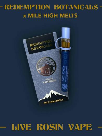 MILE HIGH MELTS - SUPER BOOF LIVE ROSIN DISPOSABLE (0.5G) (IH) - 0.5 g
