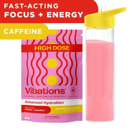 VIBATIONS - STRAWBERRY LEMONADE DRINK MIX (2PK) (100MG) (S) - 100 mg