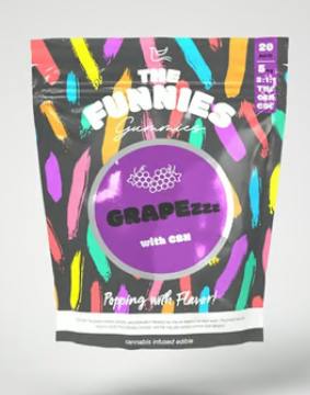 The Funnies-Grapezzz-Gummies CBN- (50mg)(10PK) - 50 mg - 10 Pack