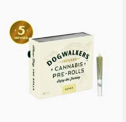 DOGWALKERS- L'ORANGE INFUSED PREROLLS (5PK) (S) - 2.25 g