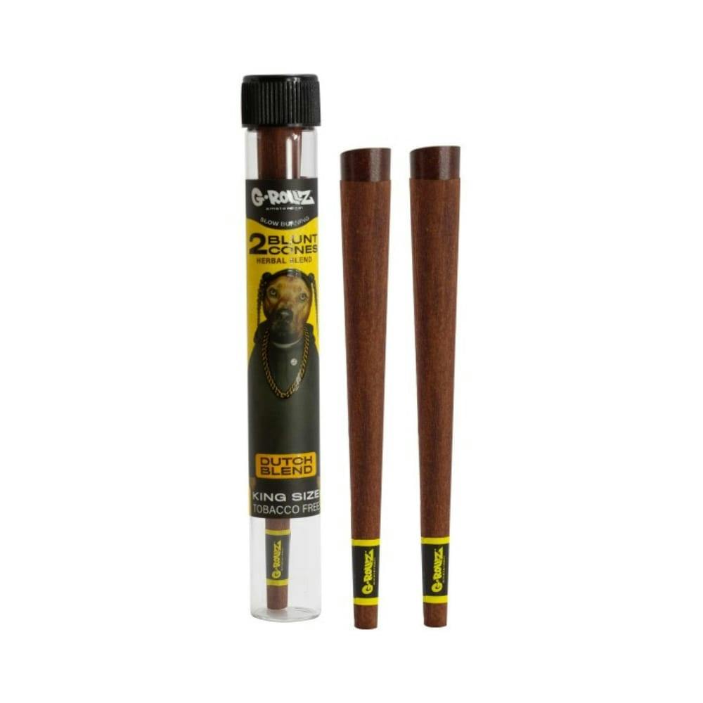 G-Rollz 'The Dog' Terpene Infused Herbal Blunt Cones - Dutch Blend