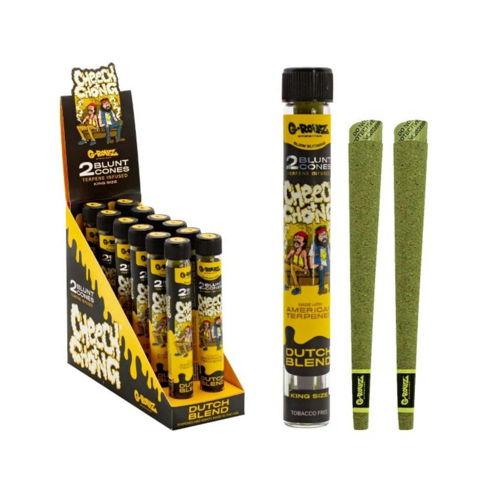 G-Rollz Cheech & Chong 2x Terpene Infused Blunt Cones - Dutch Blend
