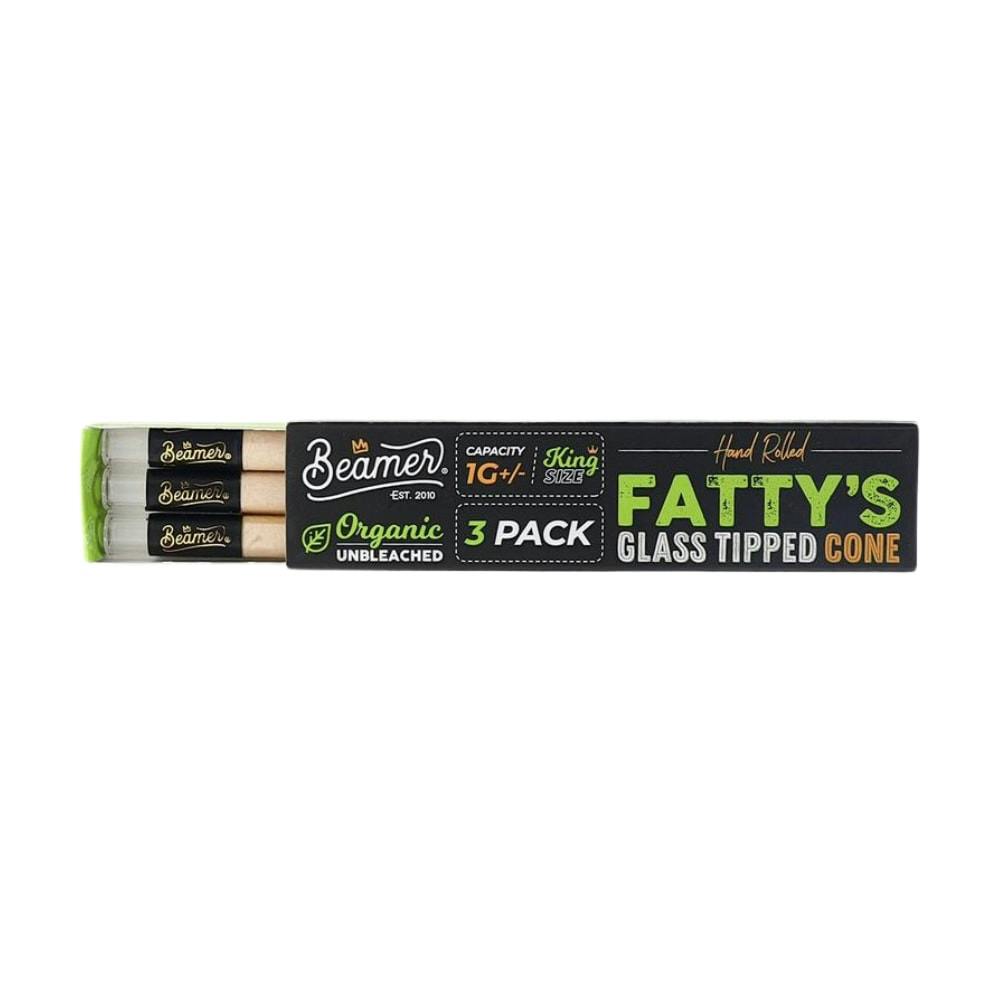 Beamer Fatty's KS Glass Tipped Cones - 3 Pk