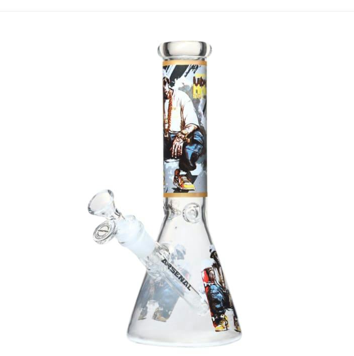 10" 5mm Arsenal Hip-Hop Legends Beaker (Design 4)