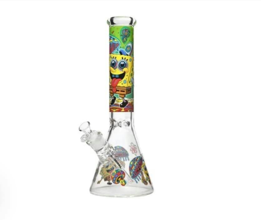 14" 7mm Arsenal Trippy Sponge Beaker (Design 1)
