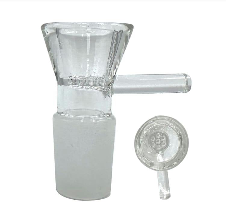 14mm Bowl Piece w/ Handle (Clear)