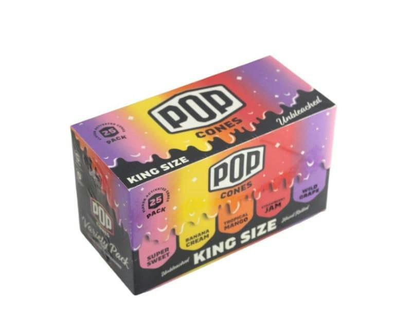 Pop Cones King Size Ultra Thin Variety Pack Pre-rolled Cones