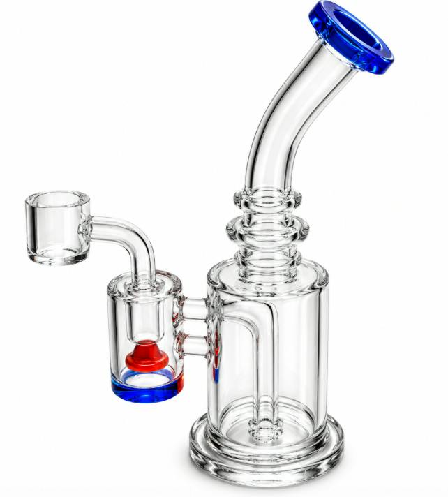 Colored Glass Bong - 8"
