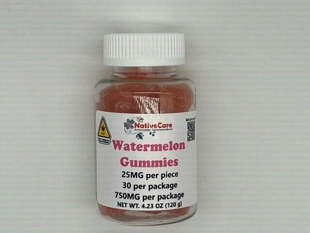 Watermelon Gummies | 300mg | 30ct | 10mg/ea by NativeCare Brand