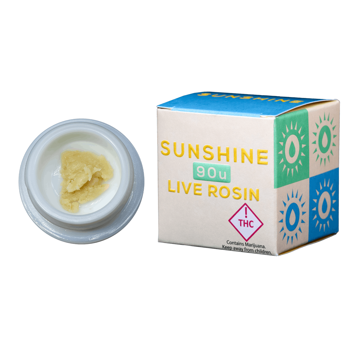 Sunshine Extracts - 90u Live Rosin - Pomelo Z - 1g