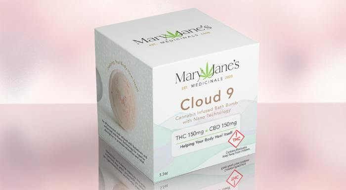 Mary Jane's Medicinals - Bath Bomb - 150mgTHC//150mgCBD