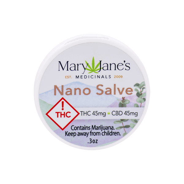 Mary Jane's Medicinals - Nano Salve - 45mg THC//45mg CBD - 0.3oz