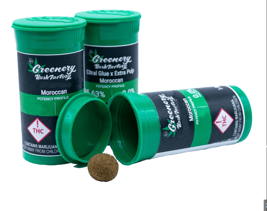 Greenery Hash Factory - Moroccan Hash - Mile High Glue - 1g