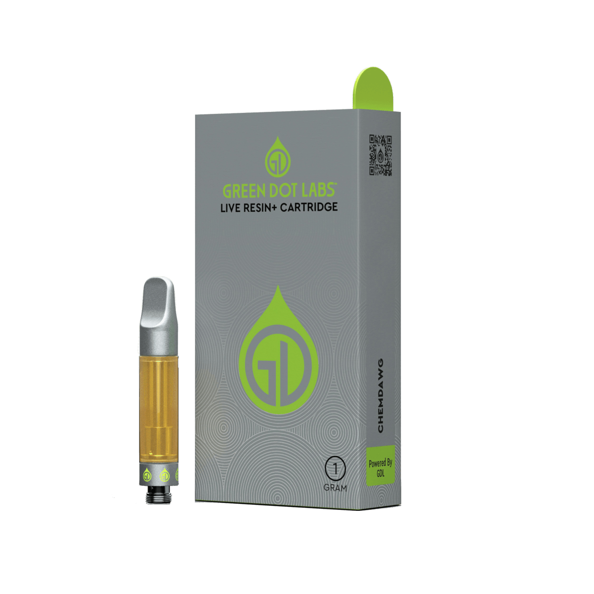 Green Dot Labs - Live Resin+ Cartridge - Orange Cookie Chem- 1g
