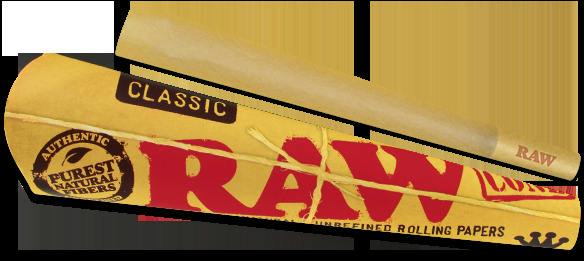 Raw: Accessories | Organic Hemp King Size Cones | 3pk