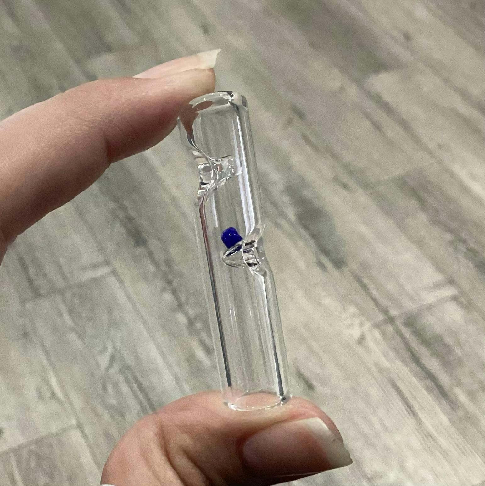 Cylinder Glass Tip with Bead