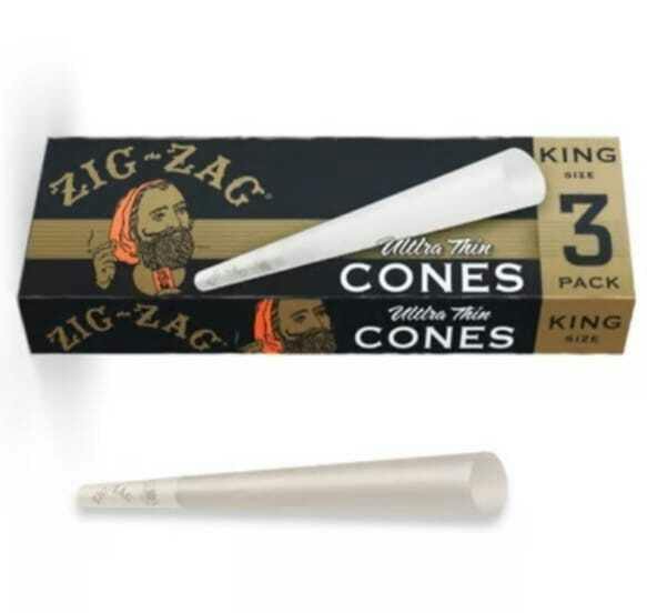 Zig-Zag - 3pk Ultra Thin King Size Cone