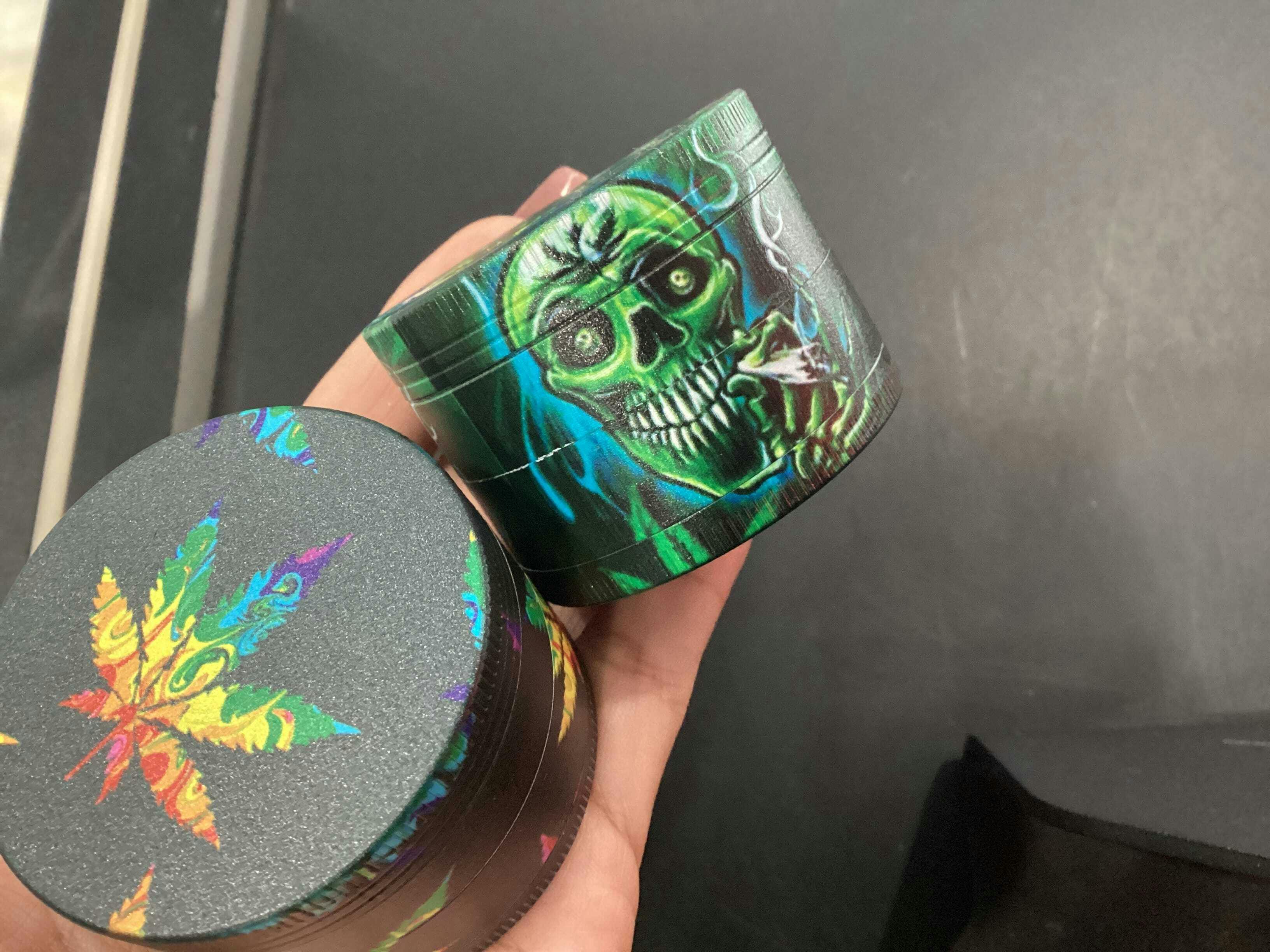 Printed metal grinder