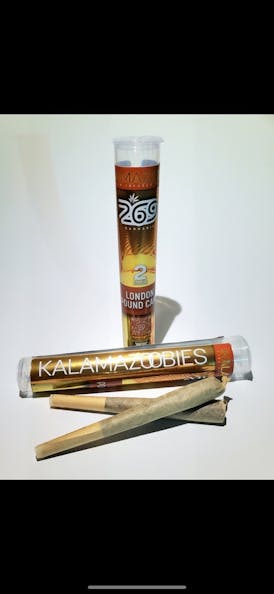 269 Kalamazoobies - London Pound Cake - Live Resin Infused - Preroll 2PK