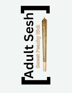 Adult Sesh - Sweet Peachy Rickk - Resin Infused Preroll