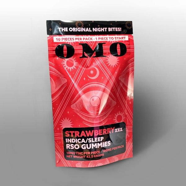OMO | Strawberry Sleep | RSO Edible | 10pk | 100mg