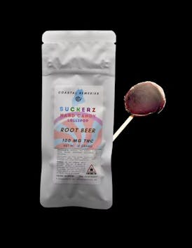 Root Beer Lollipop | 100mg | Coastal Remedies