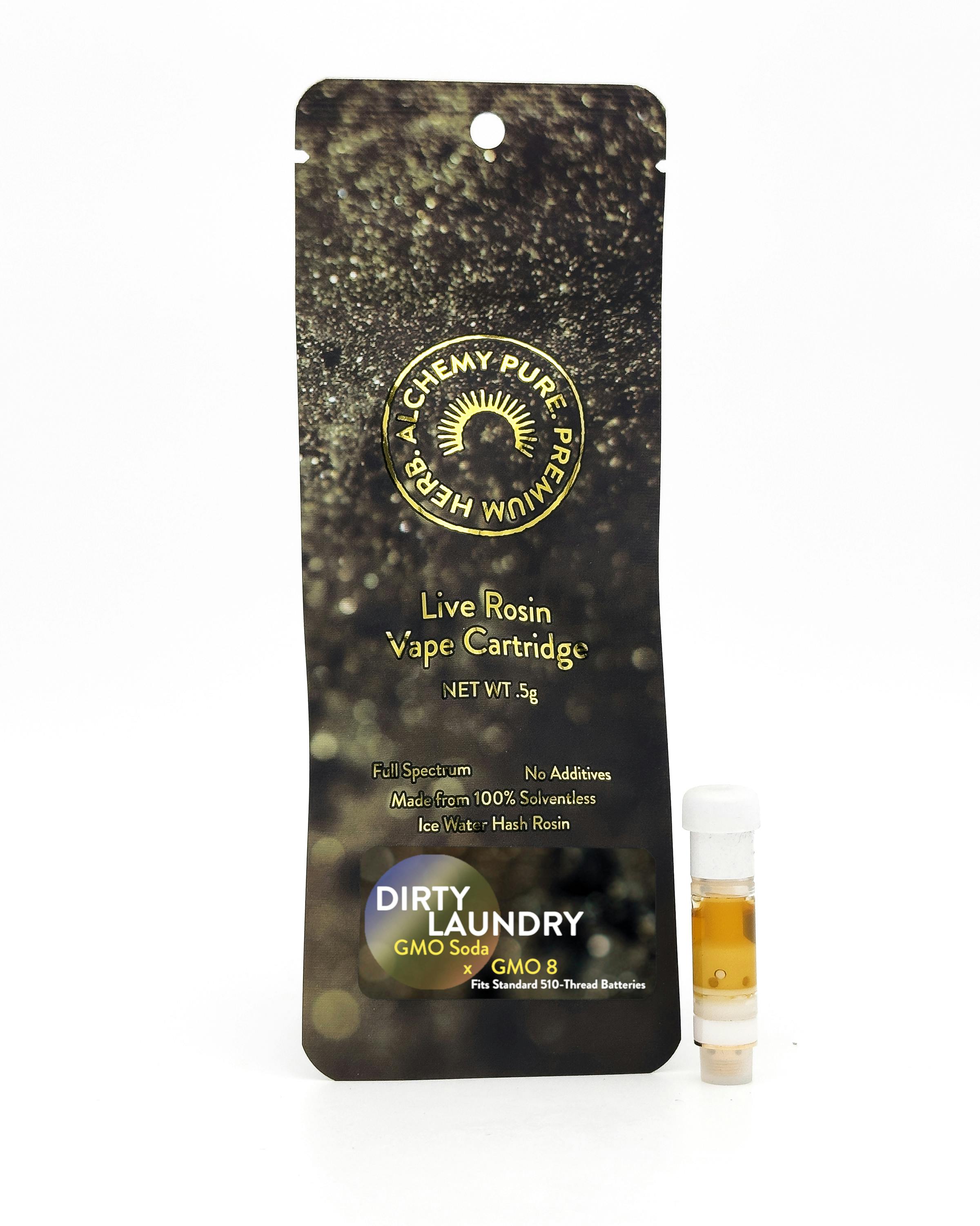 Alchemy Pure | Dirty Laundry | Live Rosin Cart 0.5g