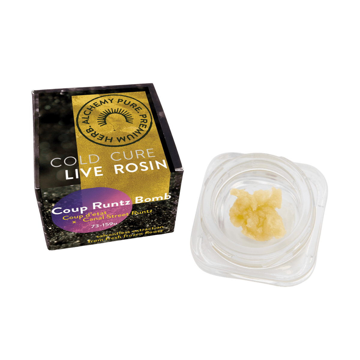 Alchemy Pure | Coup Runtz Bomb | Live Rosin Cart | 0.5g