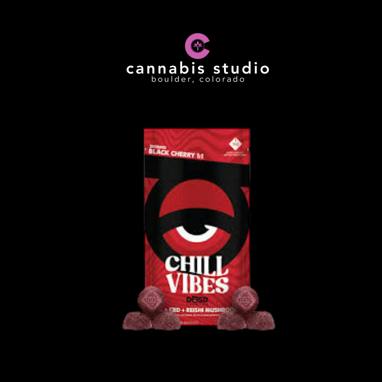 DOSD -Black Cherry Chill Vibes - 1:1 THC:CBD - 100mg
