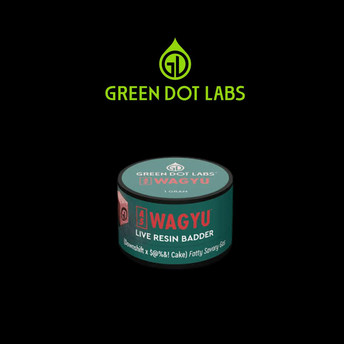 Green Dot Labs - A5 Wagyu - Live Rosin Badder - 1g