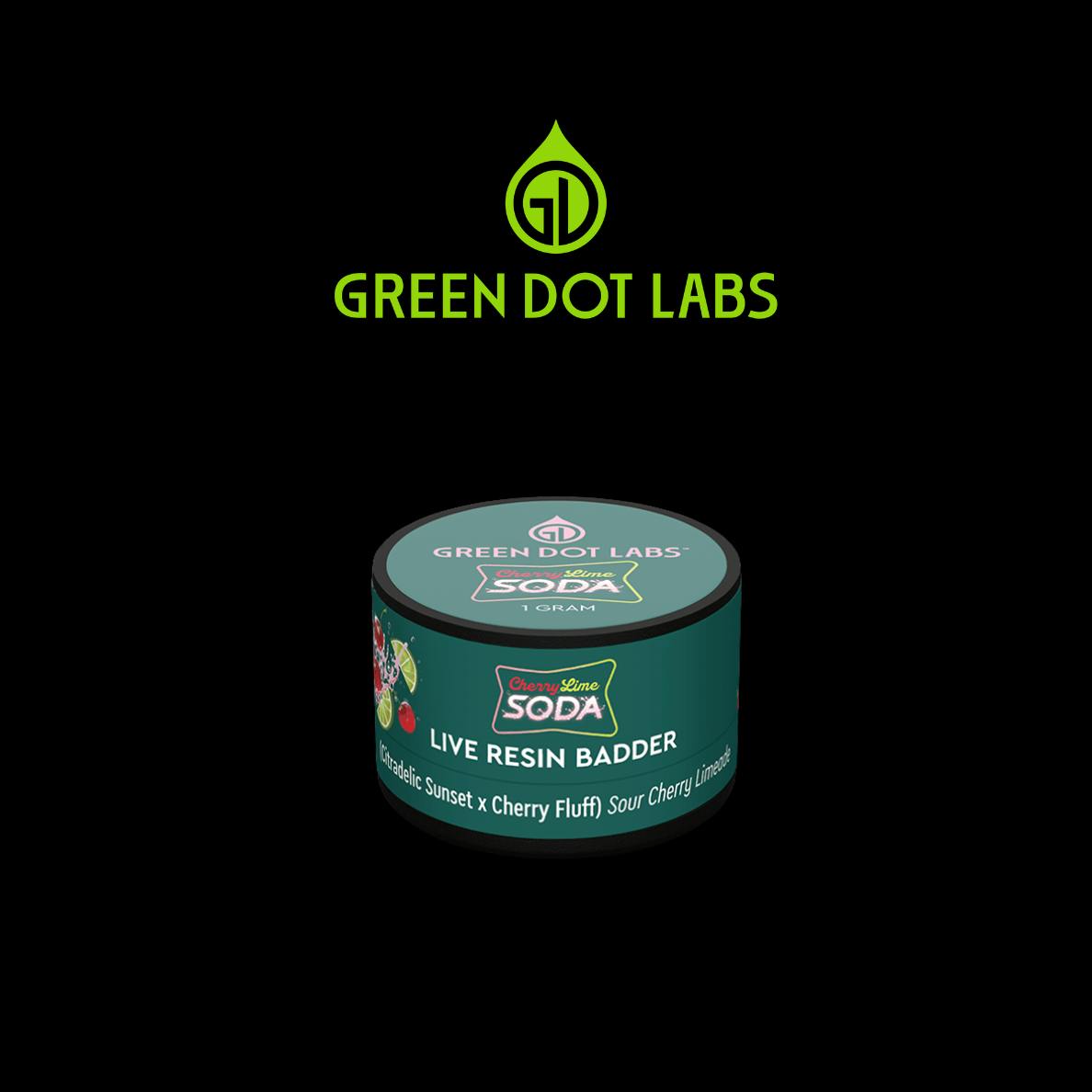 Green Dot Labs - Cherry Lime Soda - Live Resin Badder - 2g
