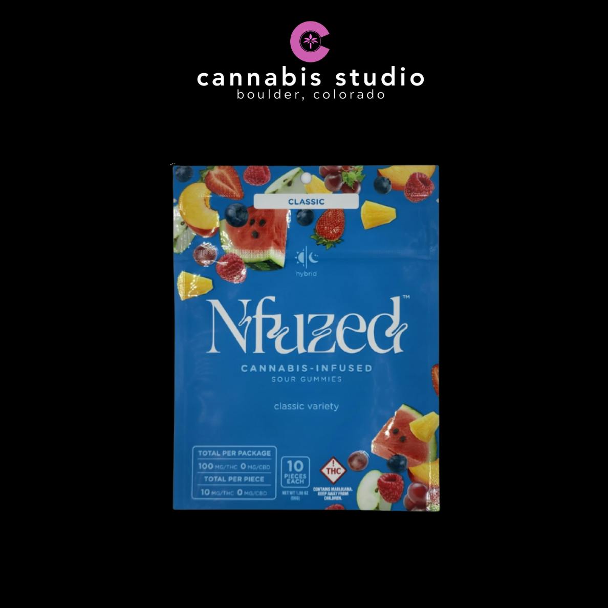 N-Fuzed - THC Classic Variety - Edible - THC 100mg