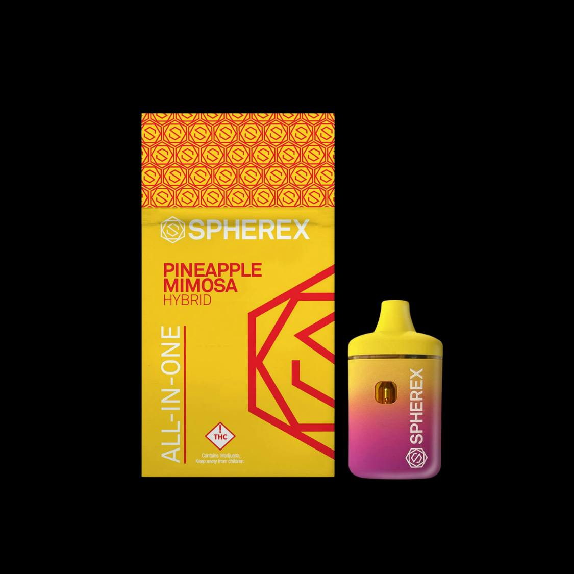 Pineapple Mimosa All-in-One Vape - 1g AIO Mini by Spherex