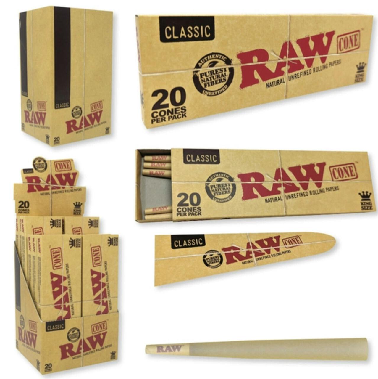 Raw Cones 20pk 70mm/24mm