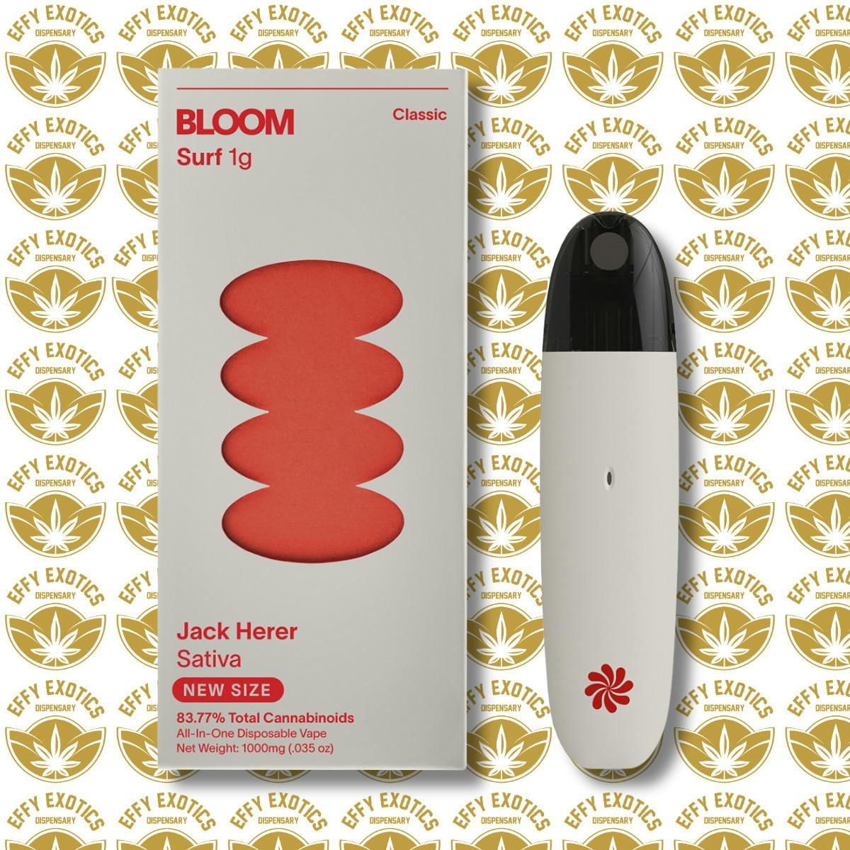 Bloom Classic Jack Herer Surf Disposable 1g (S)