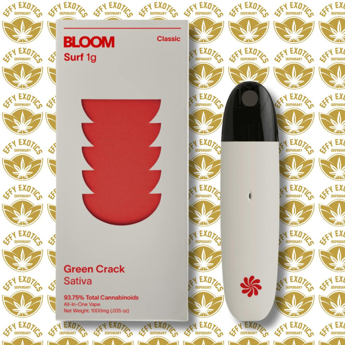 Bloom Classic Green Crack Surf Disposable 1g (S)