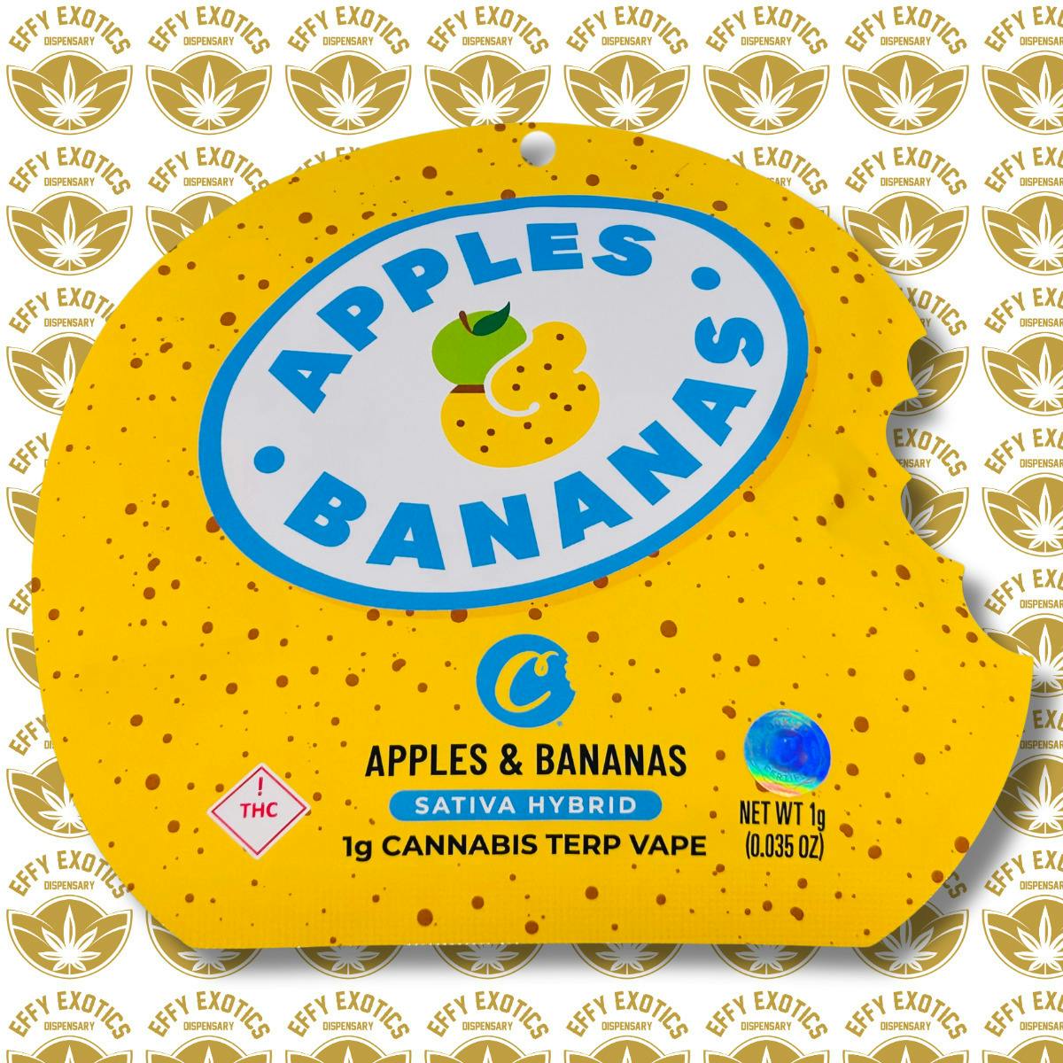 Cookies | Apples and Bananas | 1G Cart (SH)