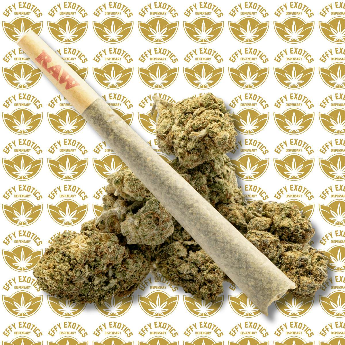Chile - Lone Star 1G Preroll at Effy Exotics Dispensary & New 24hr Drive Thru