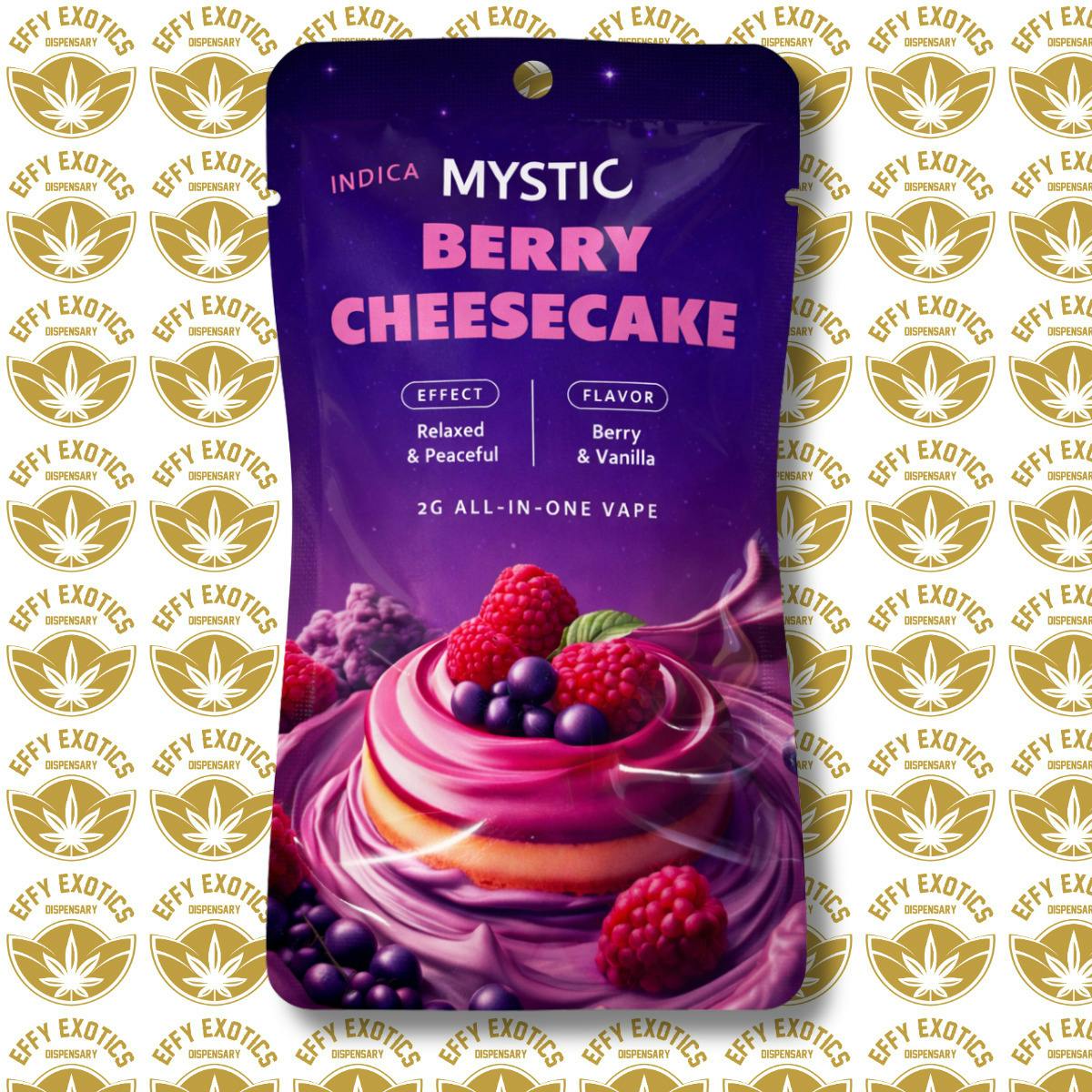 Mystic | 2g Disposable | Berry Cheesecake