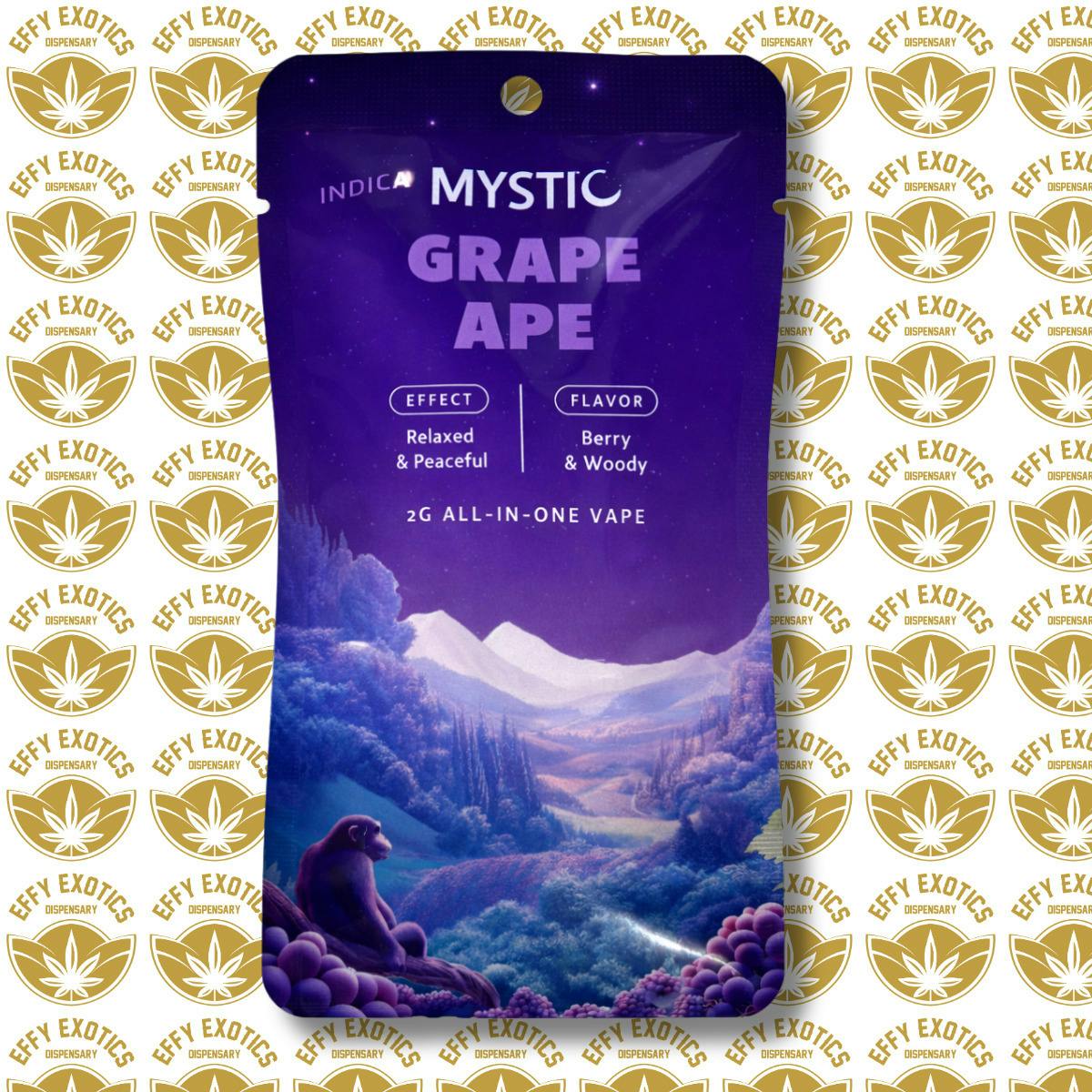 Mystic | 2g Cart | Grape Ape