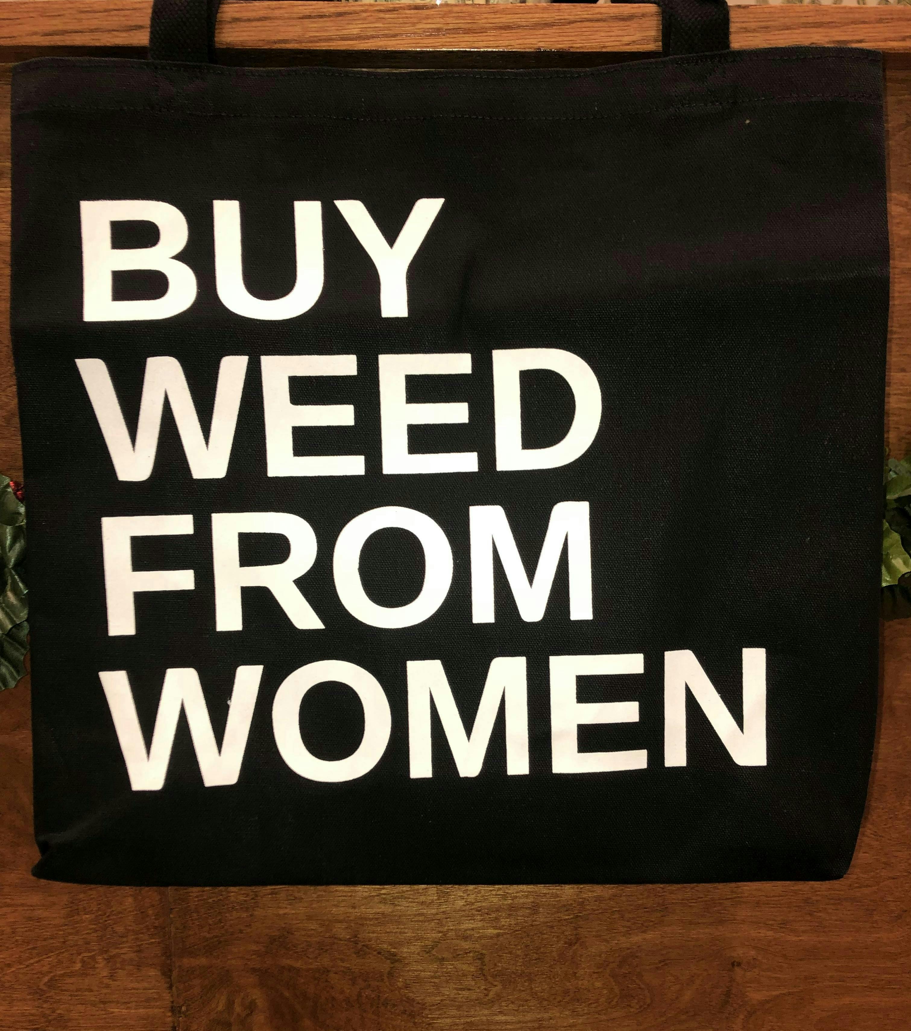 Buy Weed From Women - Black Tote Bag