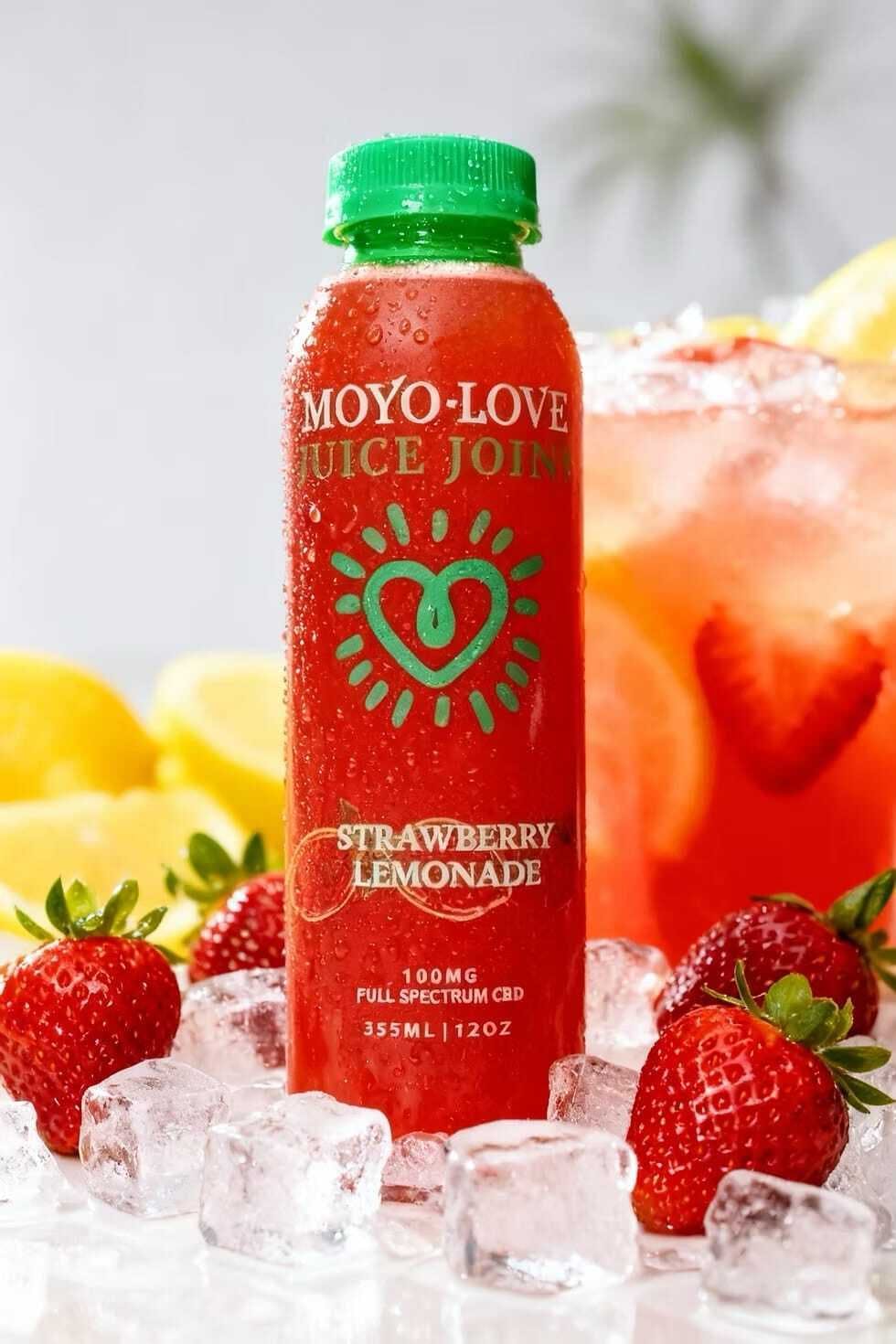 I Love Juice Joint - Strawberry Lemonade 100mg Full Spectrum CBD Beverage at Baked By The River Dispensary