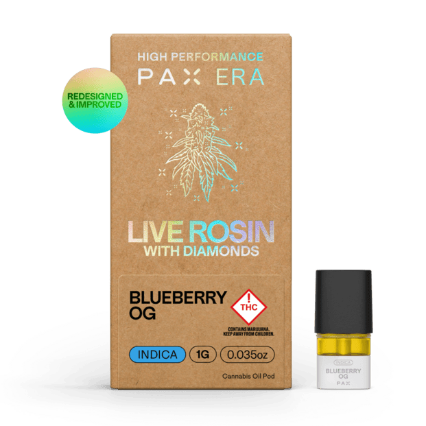 Pax Pod Live Rosin | Blueberry OG 1g Rec