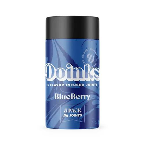Doinks Infused Joint 5 Pack | Blueberry 2.5g Rec