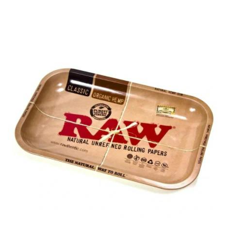 High Mountain Imports | Raw Metal Rolling Tray 5"x7"