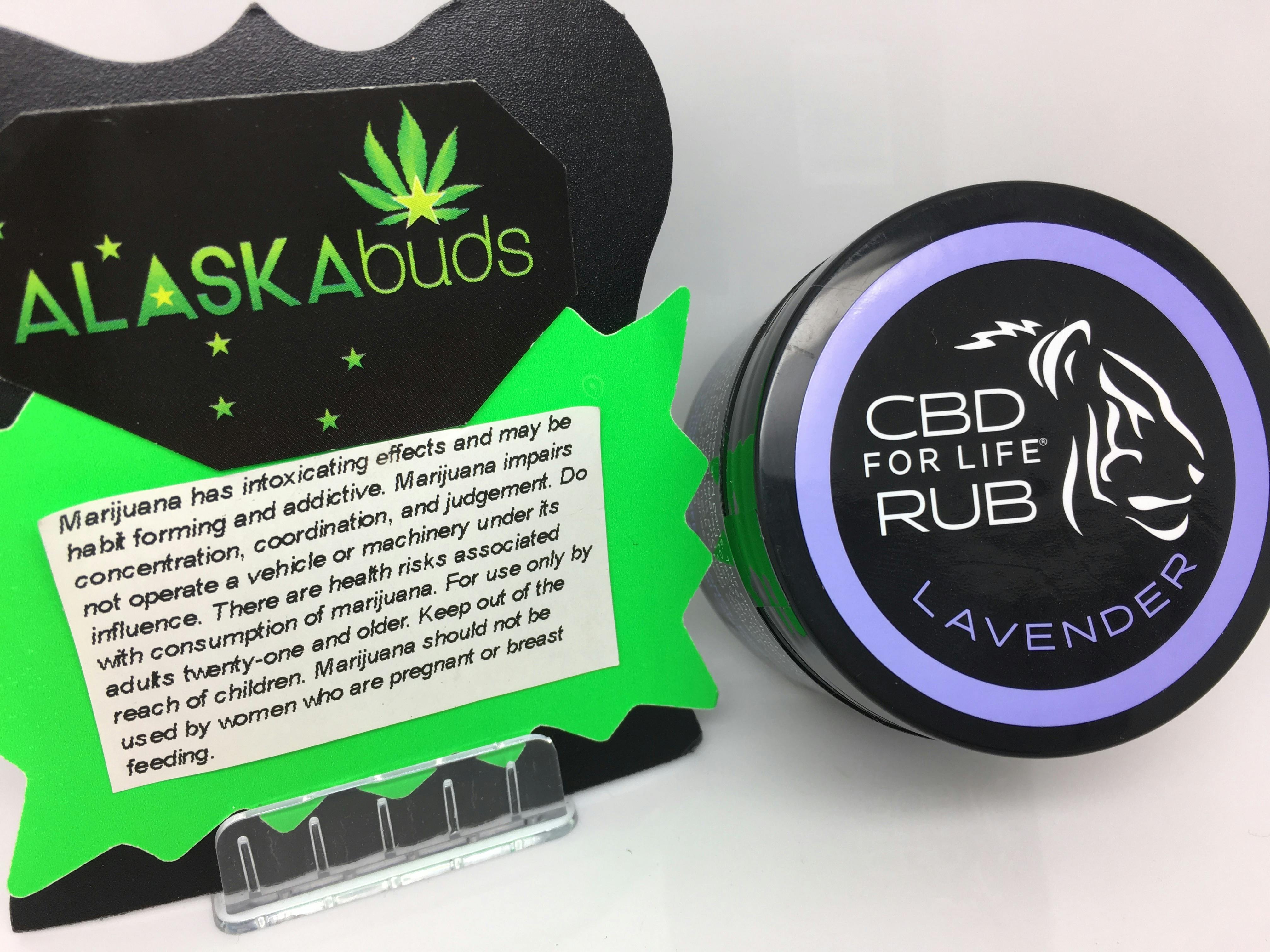 CBD Lavender Rub from CBD For Life