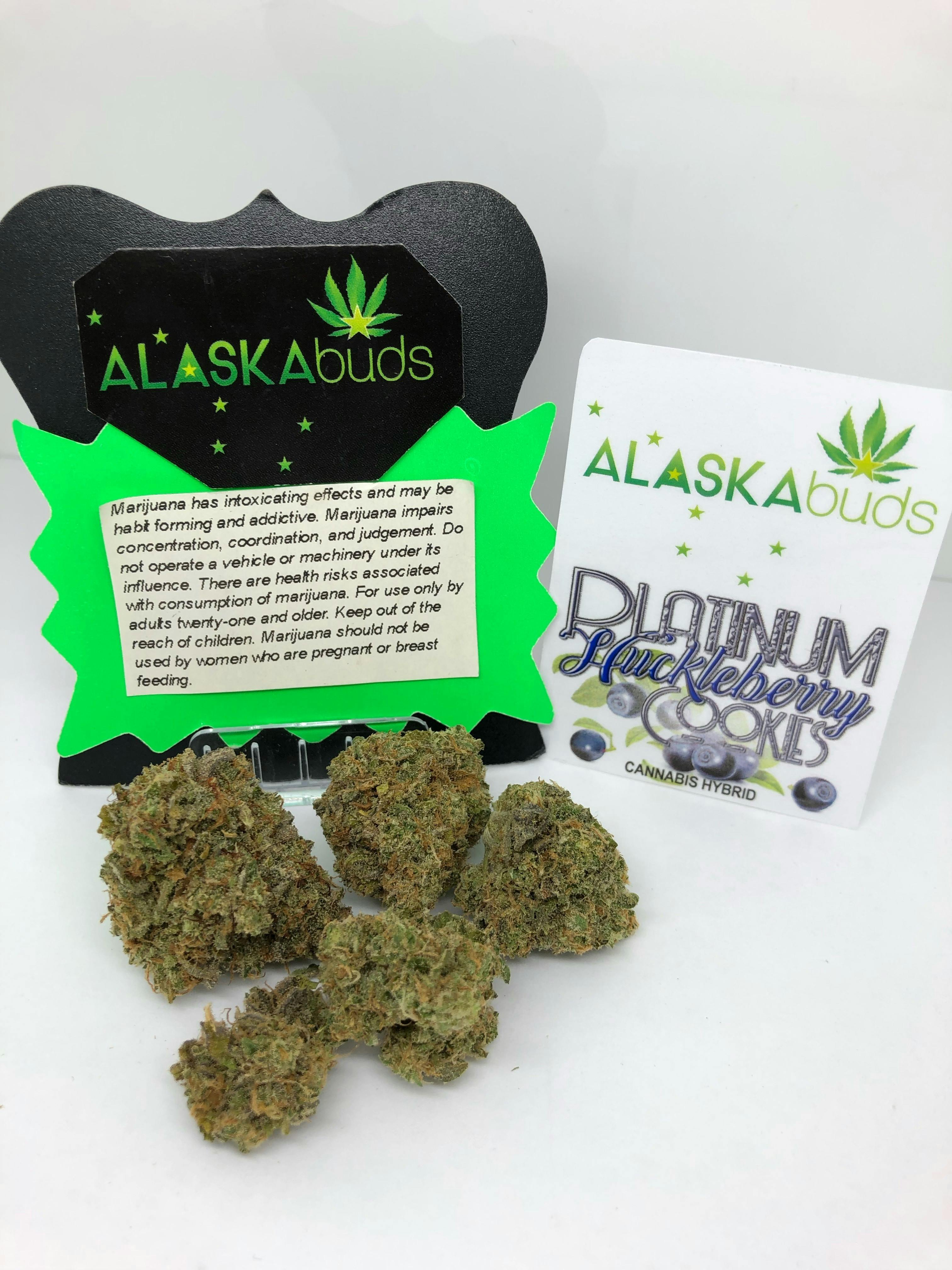 Platinum Huckleberry Cookies 20.07% THC By ALASKAbuds